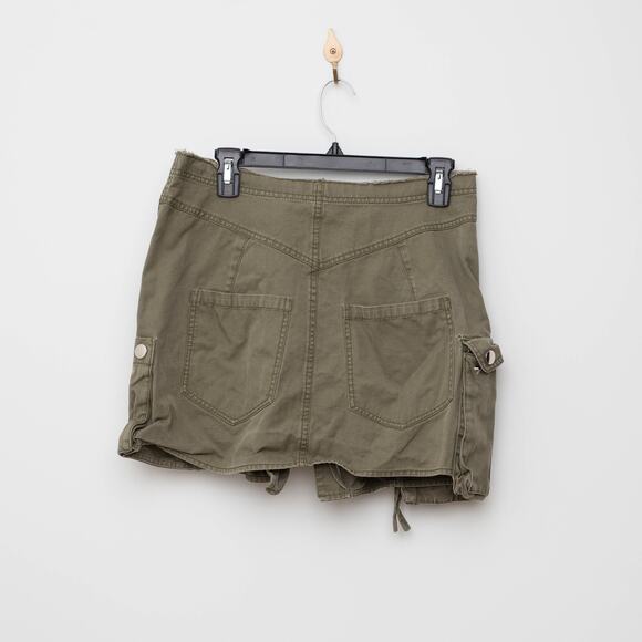 Marissa Webb Green Cotton Rava Mini Skirt - Picture 6 of 12